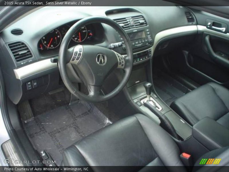 Satin Silver Metallic / Ebony 2005 Acura TSX Sedan