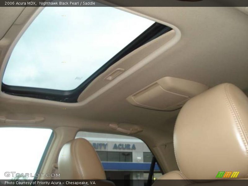 Nighthawk Black Pearl / Saddle 2006 Acura MDX