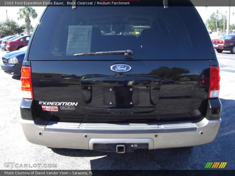 Black Clearcoat / Medium Parchment 2003 Ford Expedition Eddie Bauer