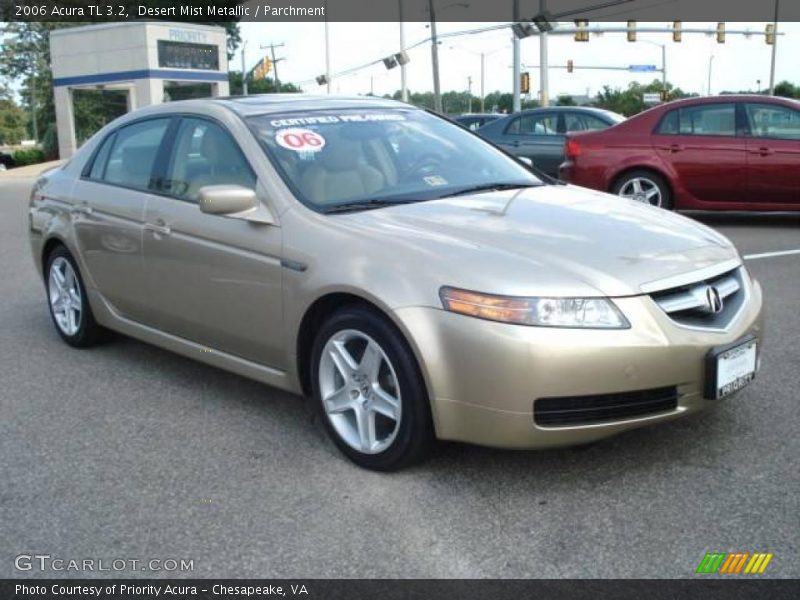 Desert Mist Metallic / Parchment 2006 Acura TL 3.2