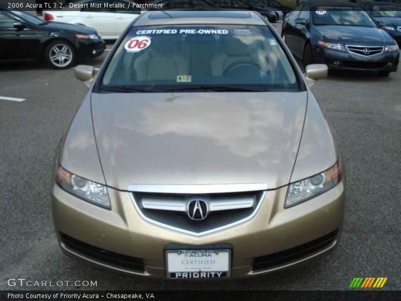 Desert Mist Metallic / Parchment 2006 Acura TL 3.2