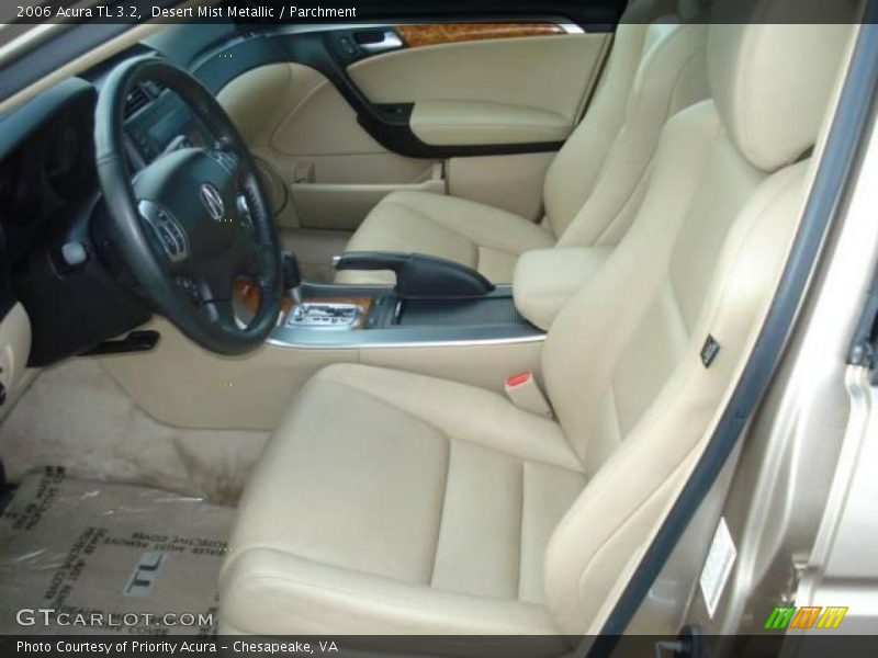 Desert Mist Metallic / Parchment 2006 Acura TL 3.2