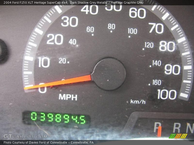 Dark Shadow Grey Metallic / Heritage Graphite Grey 2004 Ford F150 XLT Heritage SuperCab 4x4