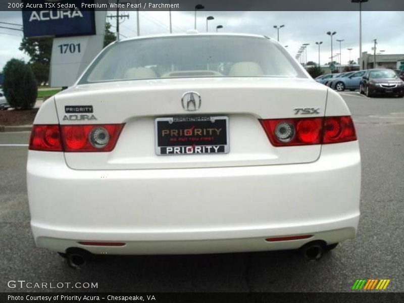 Premium White Pearl / Parchment 2006 Acura TSX Sedan