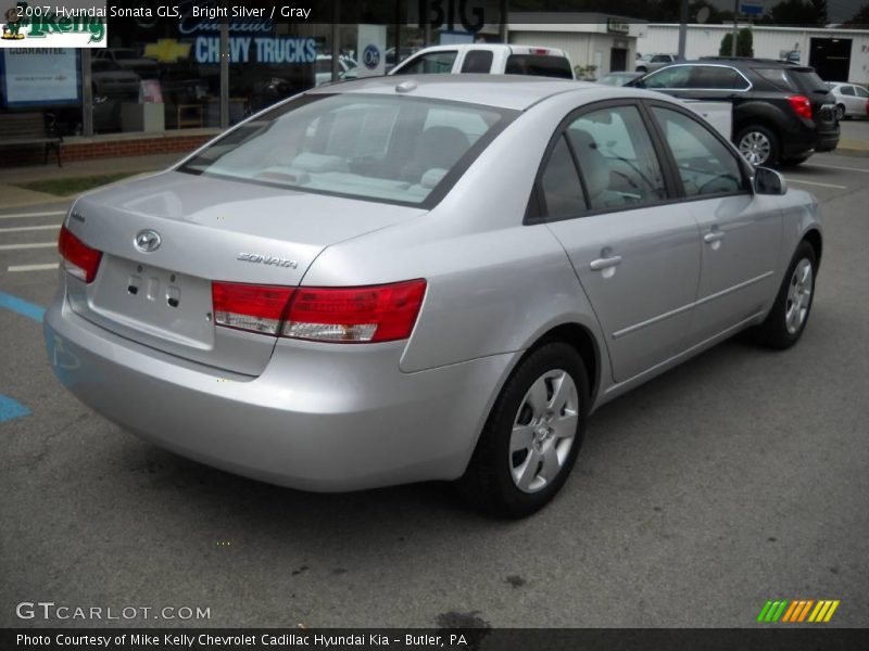 Bright Silver / Gray 2007 Hyundai Sonata GLS