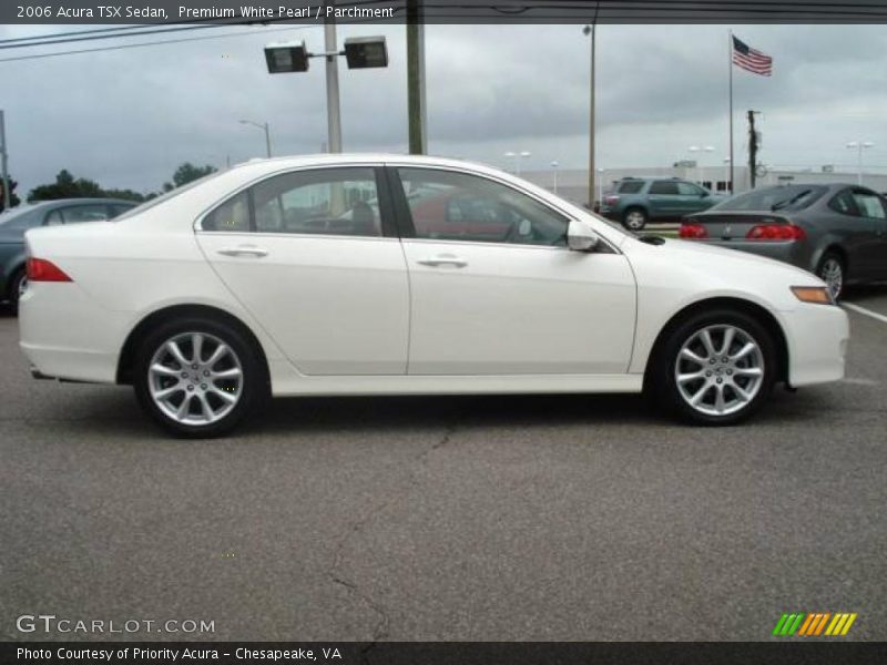 Premium White Pearl / Parchment 2006 Acura TSX Sedan