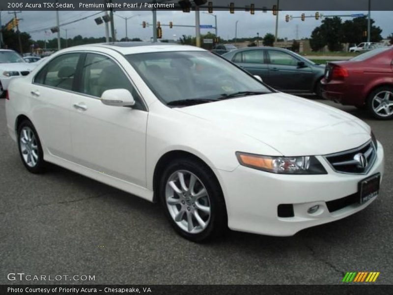 Premium White Pearl / Parchment 2006 Acura TSX Sedan