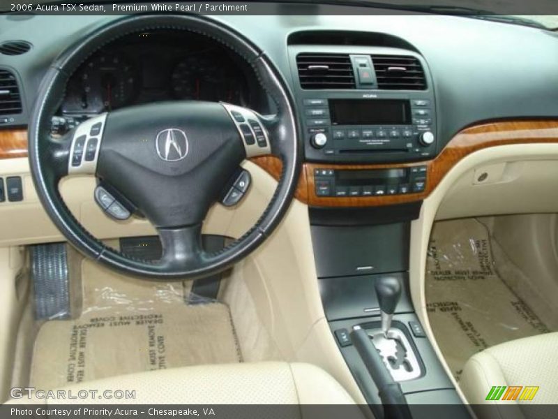 Premium White Pearl / Parchment 2006 Acura TSX Sedan