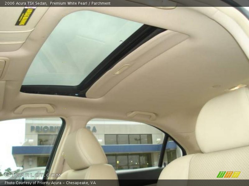 Premium White Pearl / Parchment 2006 Acura TSX Sedan