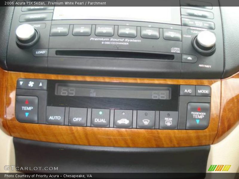 Premium White Pearl / Parchment 2006 Acura TSX Sedan