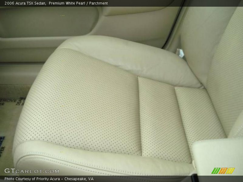 Premium White Pearl / Parchment 2006 Acura TSX Sedan