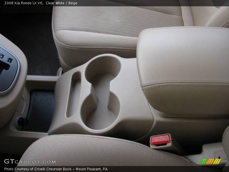 Clear White / Beige 2008 Kia Rondo LX V6
