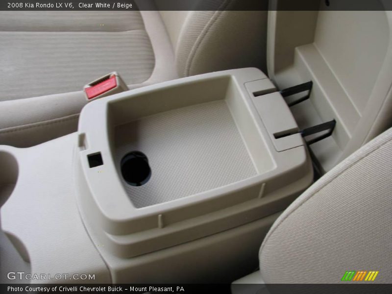 Clear White / Beige 2008 Kia Rondo LX V6