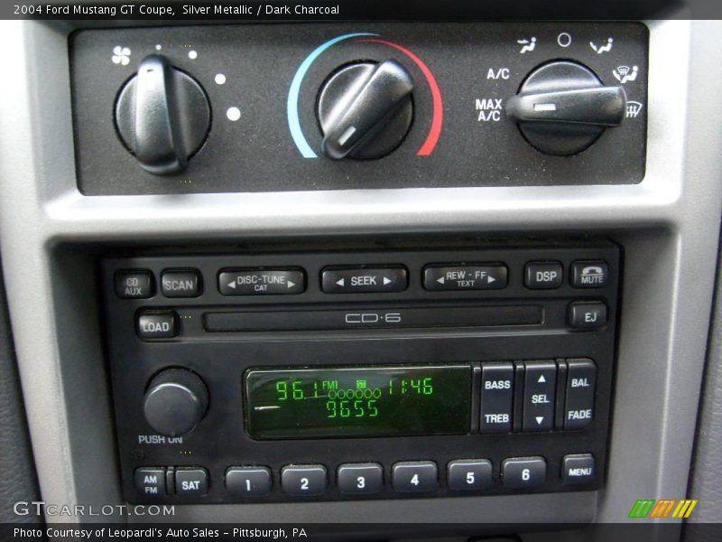 Silver Metallic / Dark Charcoal 2004 Ford Mustang GT Coupe