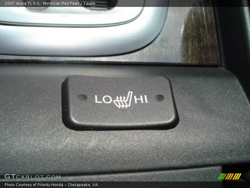 Moroccan Red Pearl / Taupe 2007 Acura TL 3.2