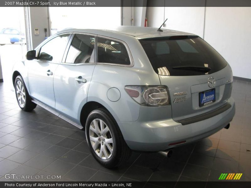 Icy Blue Metallic / Black 2007 Mazda CX-7 Sport