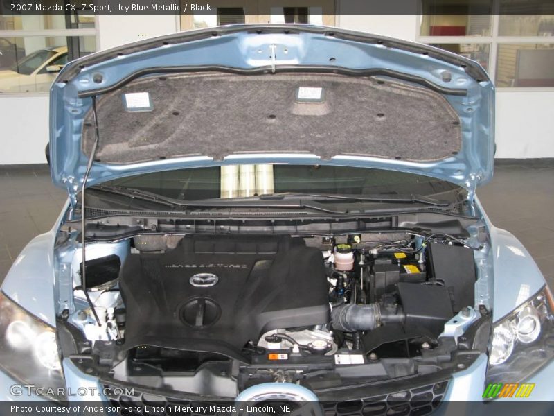 Icy Blue Metallic / Black 2007 Mazda CX-7 Sport