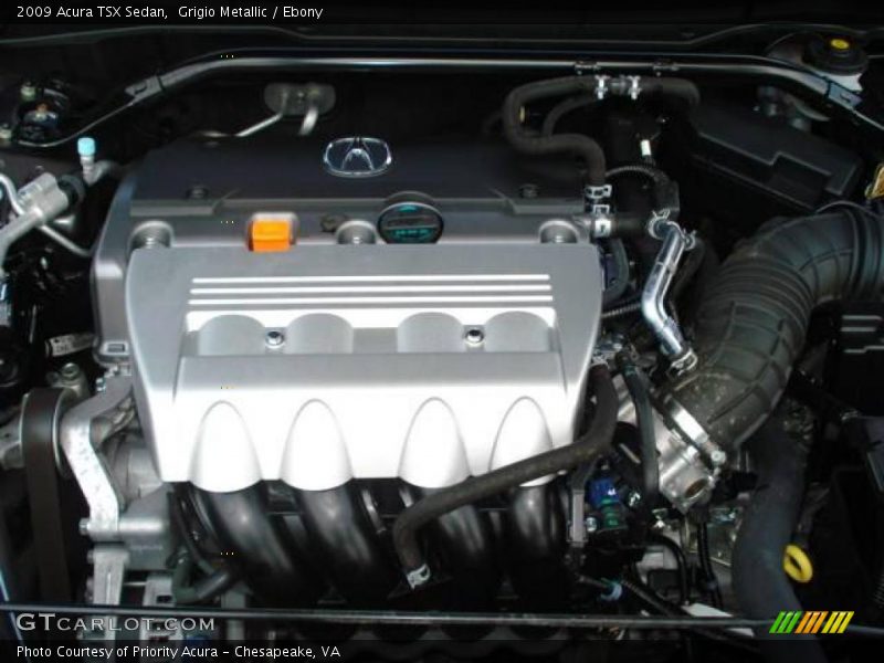 Grigio Metallic / Ebony 2009 Acura TSX Sedan