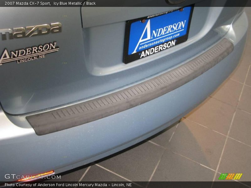 Icy Blue Metallic / Black 2007 Mazda CX-7 Sport