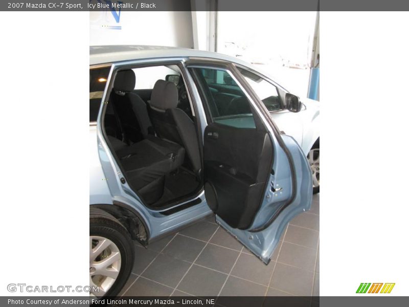Icy Blue Metallic / Black 2007 Mazda CX-7 Sport