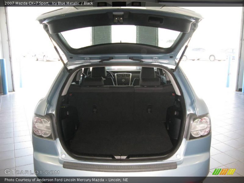 Icy Blue Metallic / Black 2007 Mazda CX-7 Sport