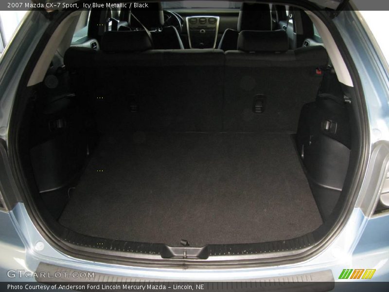 Icy Blue Metallic / Black 2007 Mazda CX-7 Sport