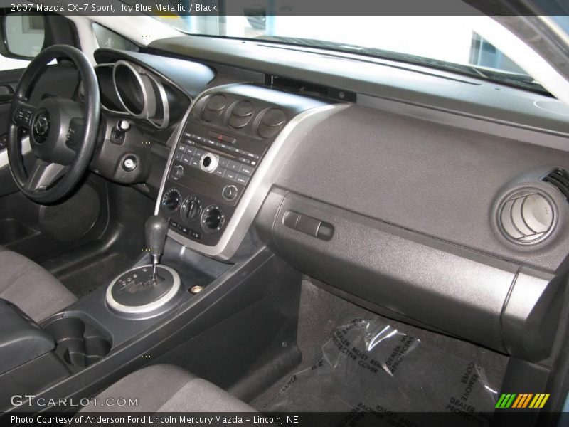Icy Blue Metallic / Black 2007 Mazda CX-7 Sport