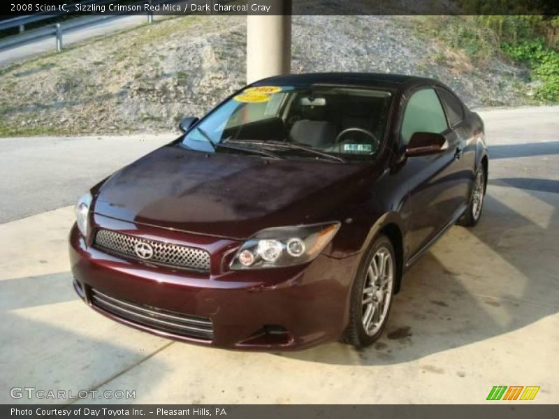 Sizzling Crimson Red Mica / Dark Charcoal Gray 2008 Scion tC