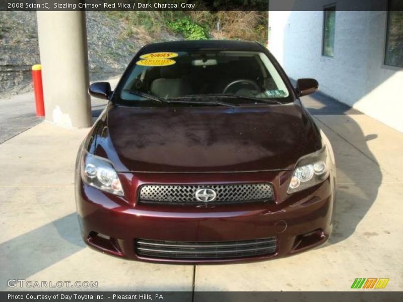 Sizzling Crimson Red Mica / Dark Charcoal Gray 2008 Scion tC