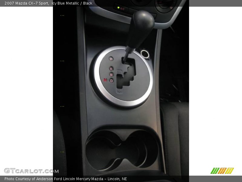 Icy Blue Metallic / Black 2007 Mazda CX-7 Sport