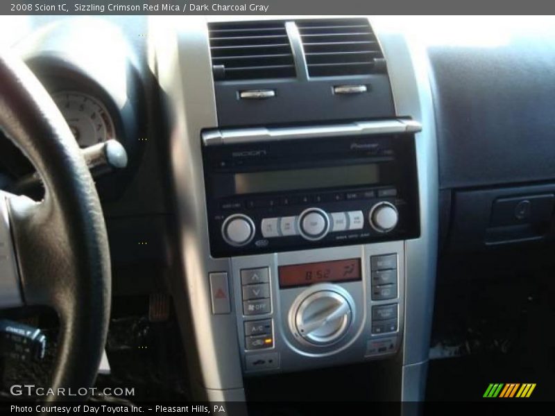 Sizzling Crimson Red Mica / Dark Charcoal Gray 2008 Scion tC