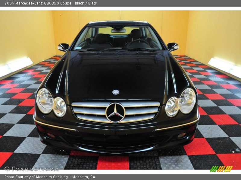 Black / Black 2006 Mercedes-Benz CLK 350 Coupe