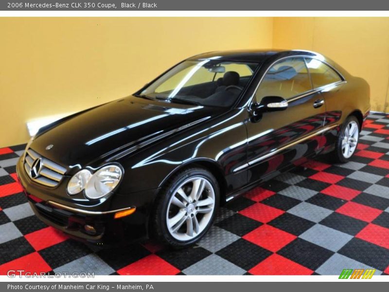 Black / Black 2006 Mercedes-Benz CLK 350 Coupe