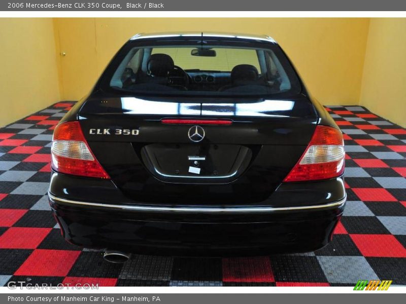 Black / Black 2006 Mercedes-Benz CLK 350 Coupe