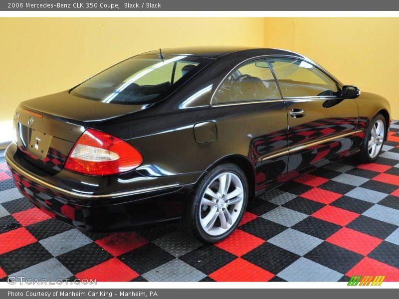 Black / Black 2006 Mercedes-Benz CLK 350 Coupe