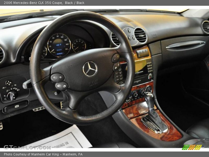 Black / Black 2006 Mercedes-Benz CLK 350 Coupe