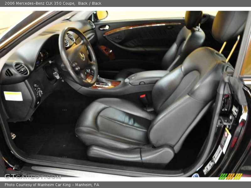 Black / Black 2006 Mercedes-Benz CLK 350 Coupe