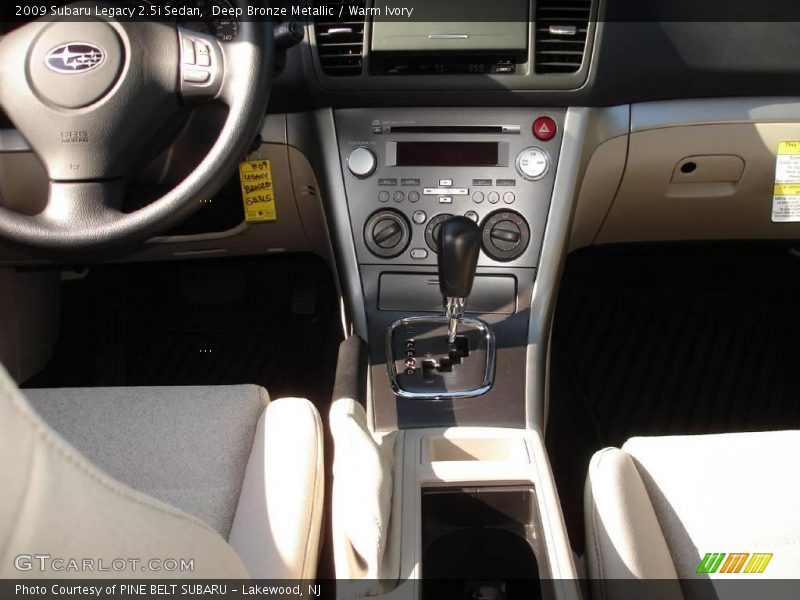 Deep Bronze Metallic / Warm Ivory 2009 Subaru Legacy 2.5i Sedan