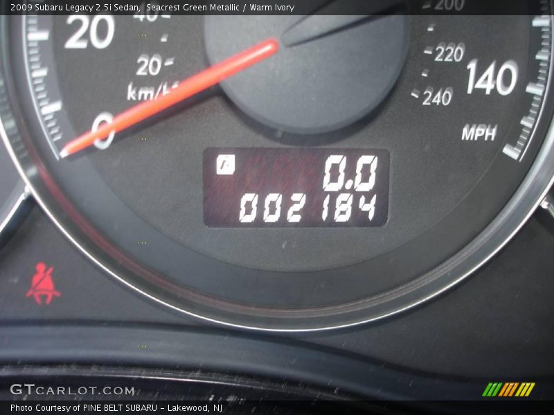 Seacrest Green Metallic / Warm Ivory 2009 Subaru Legacy 2.5i Sedan