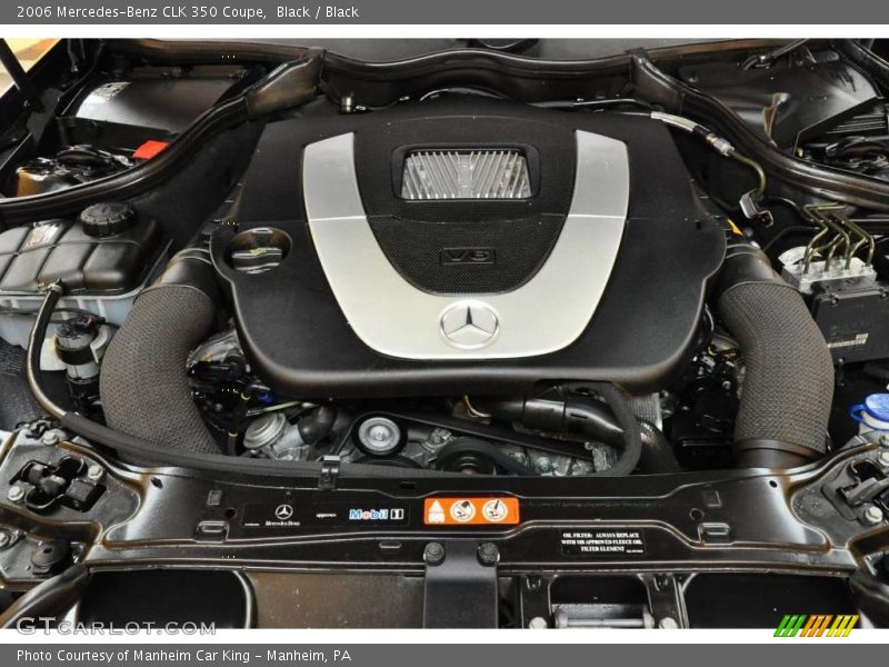 Black / Black 2006 Mercedes-Benz CLK 350 Coupe
