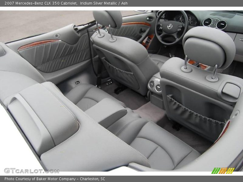 Iridium Silver Metallic / Ash 2007 Mercedes-Benz CLK 350 Cabriolet
