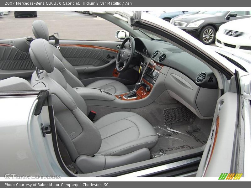 Iridium Silver Metallic / Ash 2007 Mercedes-Benz CLK 350 Cabriolet