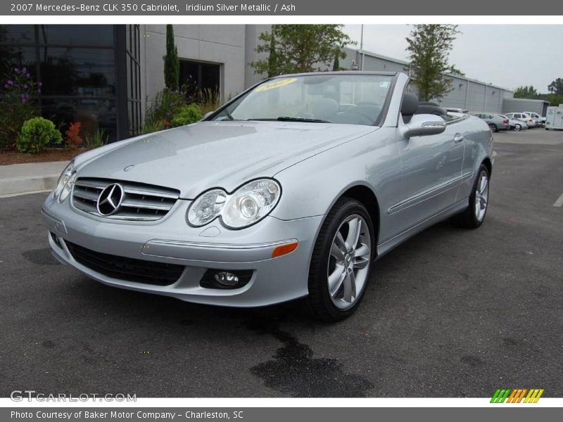 Iridium Silver Metallic / Ash 2007 Mercedes-Benz CLK 350 Cabriolet