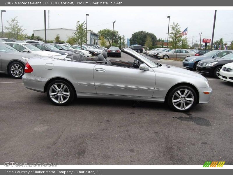 Iridium Silver Metallic / Ash 2007 Mercedes-Benz CLK 350 Cabriolet