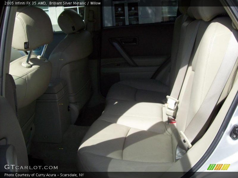 Brilliant Silver Metallic / Willow 2005 Infiniti FX 35 AWD