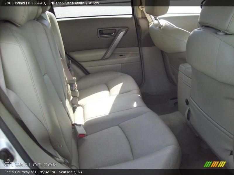 Brilliant Silver Metallic / Willow 2005 Infiniti FX 35 AWD