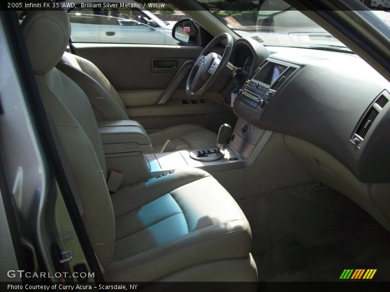 Brilliant Silver Metallic / Willow 2005 Infiniti FX 35 AWD