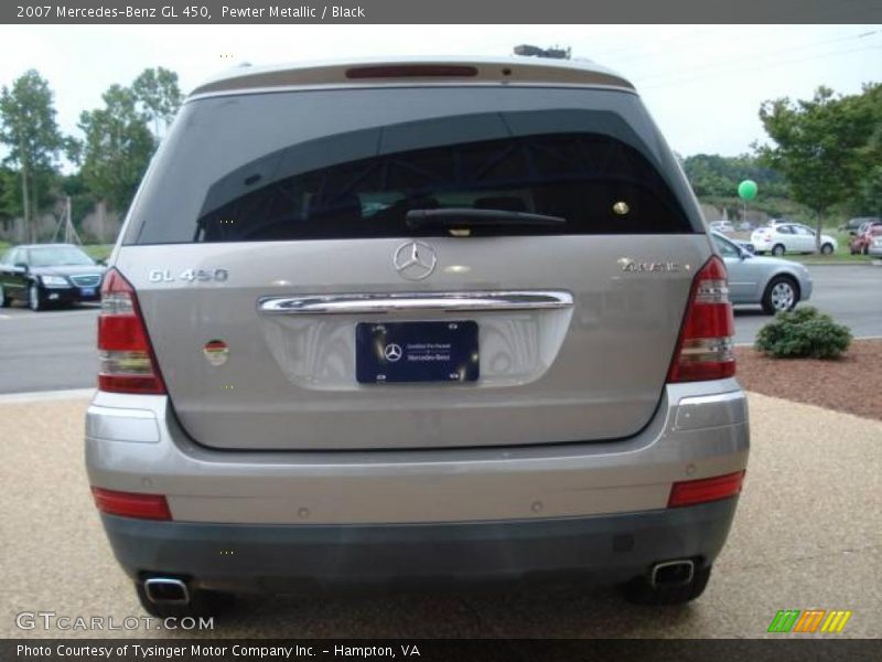 Pewter Metallic / Black 2007 Mercedes-Benz GL 450