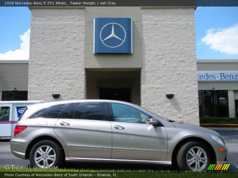 Pewter Metallic / Ash Grey 2008 Mercedes-Benz R 350 4Matic