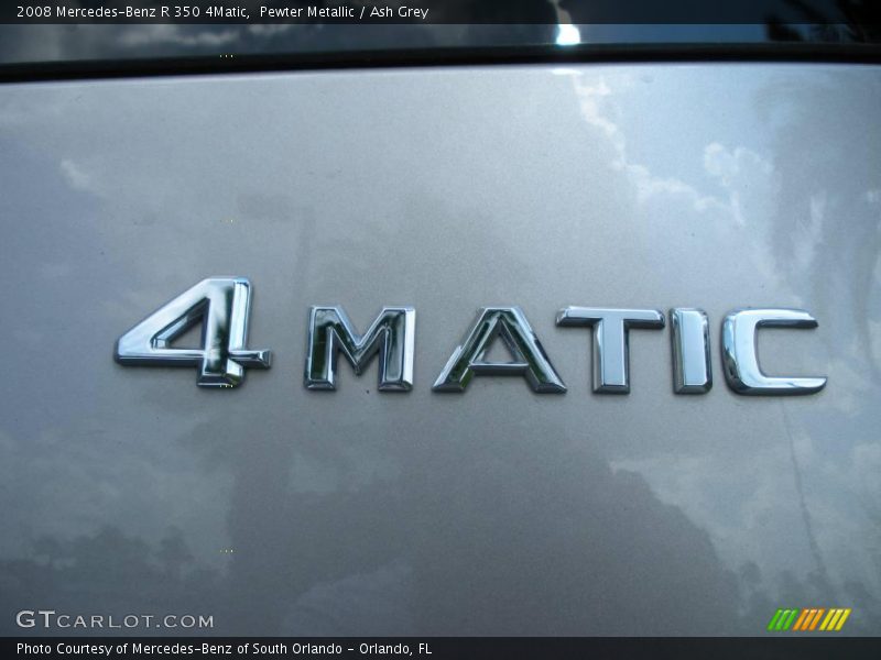 Pewter Metallic / Ash Grey 2008 Mercedes-Benz R 350 4Matic